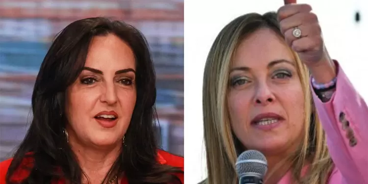 María Fernanda Cabal y Giorgia Meloni