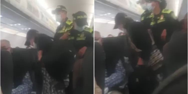 Pasajera retrasó vuelo en El Dorado- le pegó a tripulante y hasta le llegó la Policía