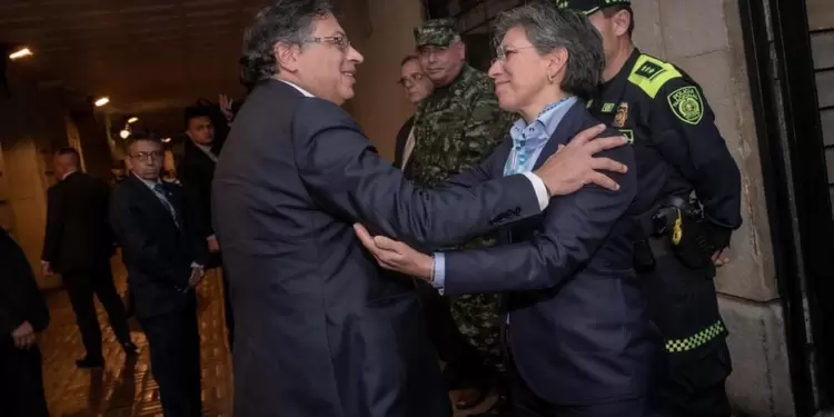 Reunión entre Petro y Claudia López