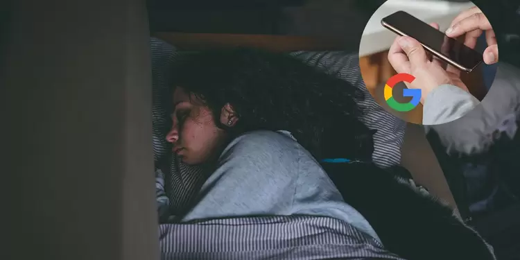 Usuario de smartphone durmiendo Usuario de smartphone durmiendo