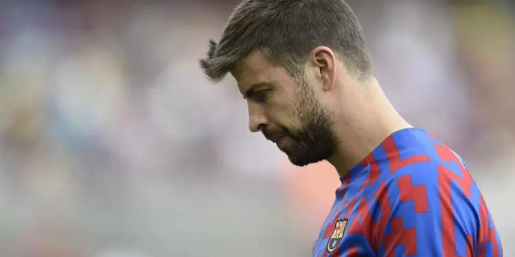 Gerard Piqué en un partido del FC Barcelona en la liga española