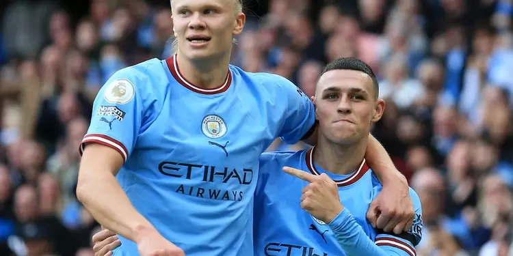 Haaland volvió a marcar triplete con el City Haaland volvió a marcar triplete con el City