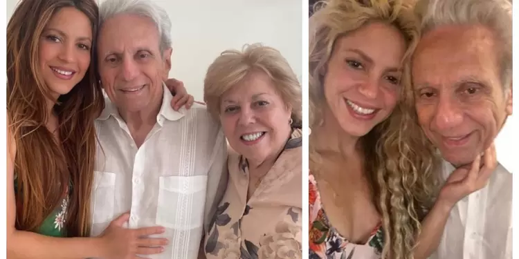 Padre de Shakira habría sufrido derrame cerebral Shakira, William Mebarak y Nidia Ripoll