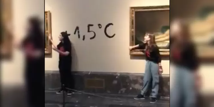 Ataque a dos cuadros de Goya en el museo del Prado
