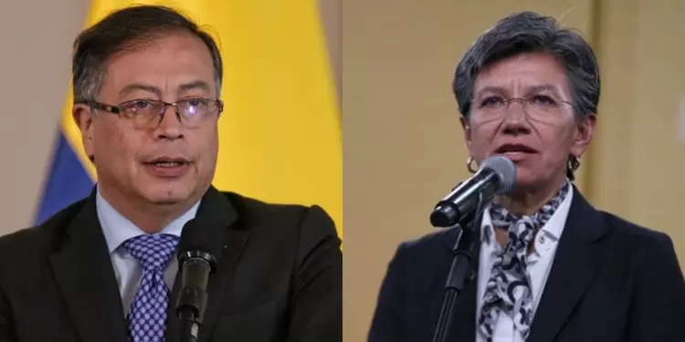 Gustavo Petro y Claudia López Gustavo Petro y Claudia López