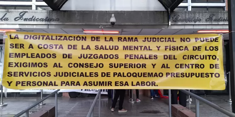 Rama judicial protesta