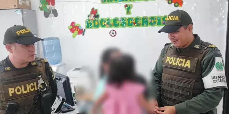 Policía rescató menor de edad