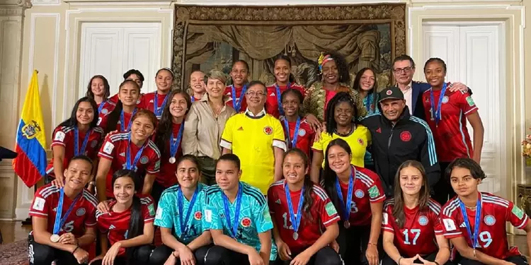 Selección Colombia Femenina en la Casa de Nariño Selección Colombia Femenina en la Casa de Nariño