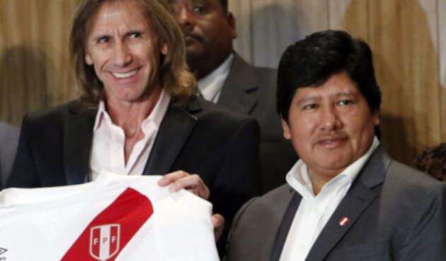 Edwin Oviedo, presidente de la federación peruana de fútbol Edwin Oviedo, presidente de la federación peruana de fútbol
