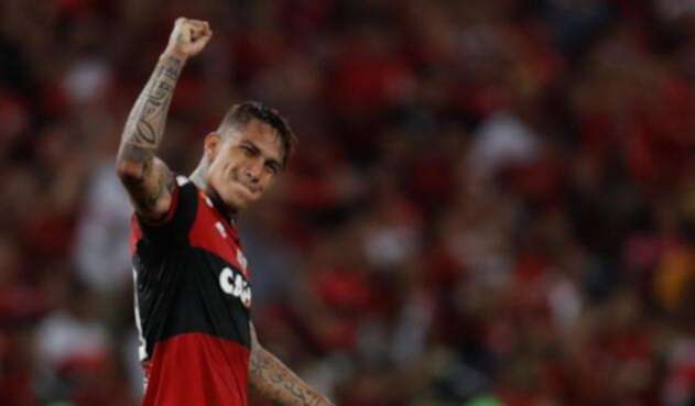 Paolo Guerrero con el Flamengo Suspensión Paolo Guerrero