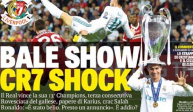 La portada de La Gazzetta dello Sport La portada de La Gazzetta dello Sport