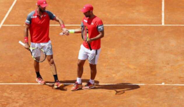 Juan Sebastián Cabal y Robert Farah en el Masters 1000 de Roma Juan Sebastián Cabal y Robert Farah en el Masters 1000 de Roma