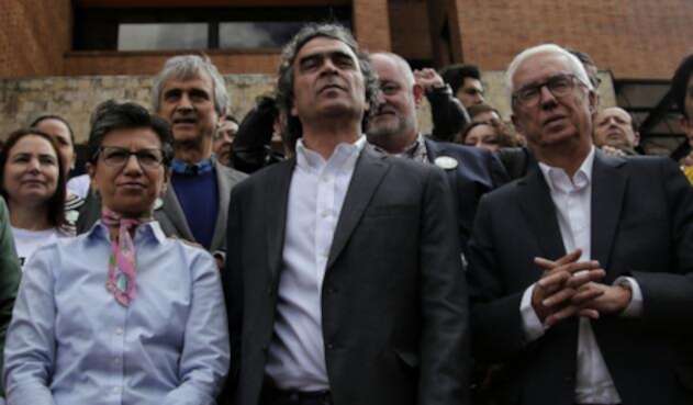 Claudia López, Sergio Fajardo, Jorge Robledo / Colprensa Claudia López, Sergio Fajardo, Jorge Robledo / Colprensa