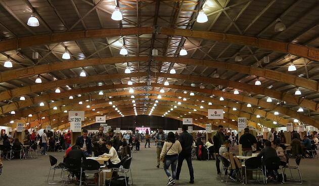 Los puestos de votación en Corferias, en Bogotá Los puestos de votación en Corferias, en Bogotá