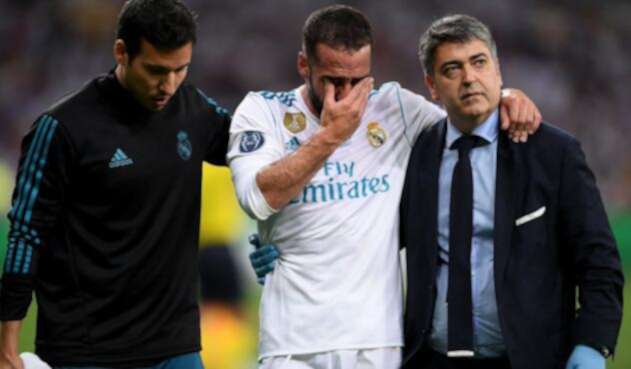 Dani Carvajal se lesionó en Kiev Dani Carvajal se lesionó en Kiev