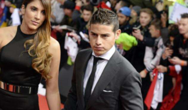 James Rodríguez y Daniela Ospina James Rodríguez y Daniela Ospina