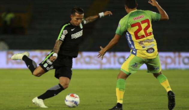 Dayro Moreno, delantero de Atlético Nacional / Foto de Inaldo Pérez, LA FM Dayro Moreno, delantero de Atlético Nacional / Foto de Inaldo Pérez, LA FM