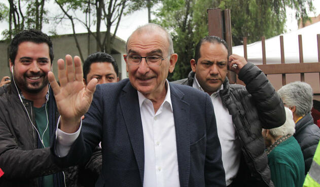 El candidato liberal Humberto De la Calle El candidato liberal Humberto De la Calle
