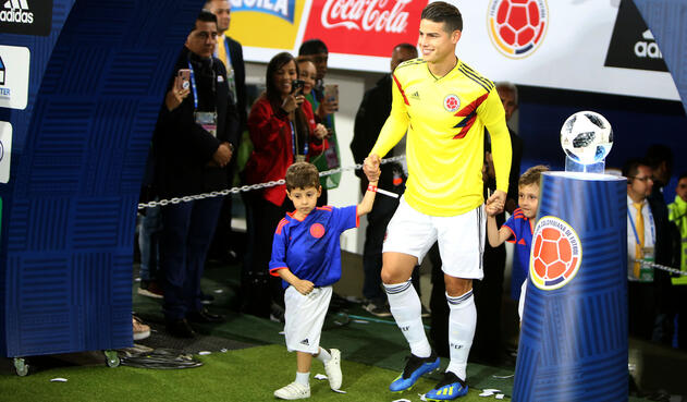 James Rodríguez, volante de la Selección Colombia James Rodríguez, volante de la Selección Colombia