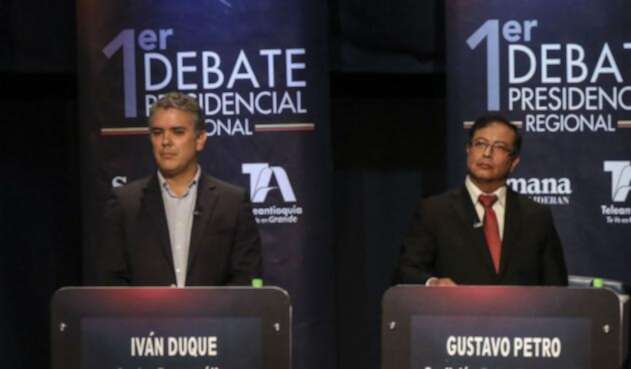 Los candidatos Iván Duque y Gustavo Petro se enfrentarán en segunda vuelta este 17 de junio Los candidatos Iván Duque y Gustavo Petro se enfrentarán en segunda vuelta este 17 de junio