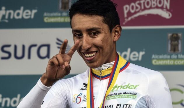 Egan Bernal, ciclista colombiano al servicio de Sky Egan Bernal, ciclista colombiano al servicio de Sky
