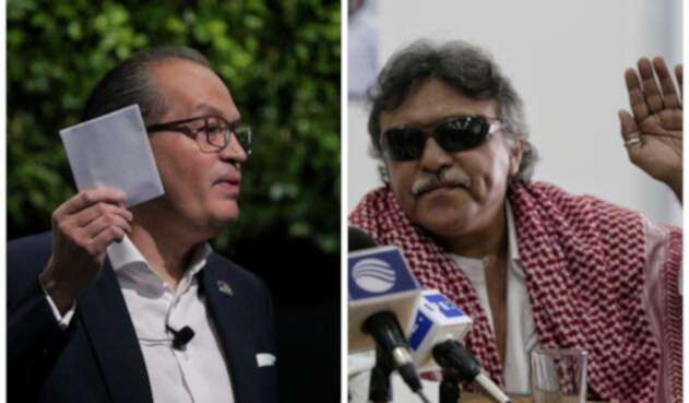 Fernando Carrillo, procurador general de la Nación, y el exguerrillero Jesús Santrich / Colprensa Fernando Carrillo, procurador general de la Nación, y el exguerrillero Jesús Santrich / Colprensa