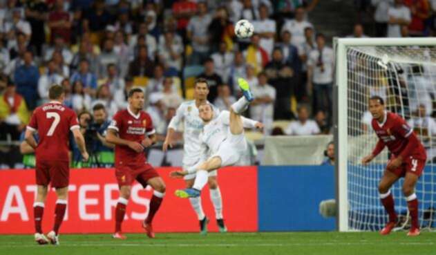 El acrobático golazo de Gareth Bale en la final de Kiev El acrobático golazo de Gareth Bale en la final de Kiev