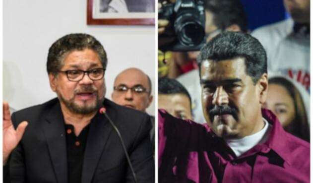 Iván Márquez y Nicolás Maduro / AFP Iván Márquez y Nicolás Maduro / AFP