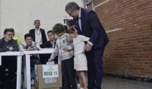 El candidato uribista Iván Duque El candidato uribista Iván Duque