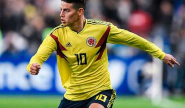 James Rodríguez con la selección Colombia James Rodríguez con la selección Colombia