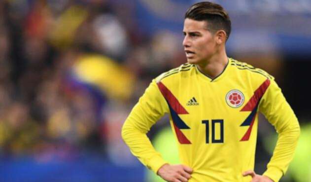 James Rodríguez, volante de la Selección Colombia James Rodríguez, volante de la Selección Colombia
