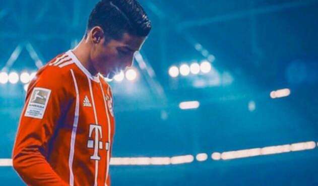 James Rodríguez con el Bayern. James Rodríguez con el Bayern.