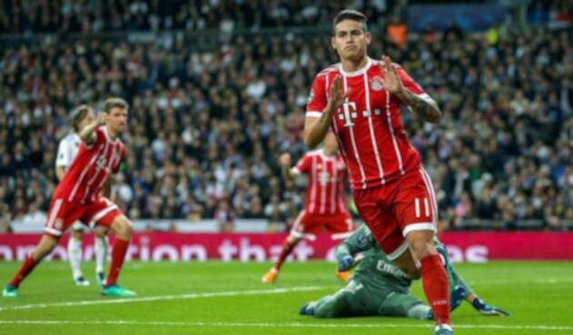 James dejó de celebrar su gol al Madrid con la camiseta del Bayern en semifinales James dejó de celebrar su gol al Madrid con la camiseta del Bayern en semifinales