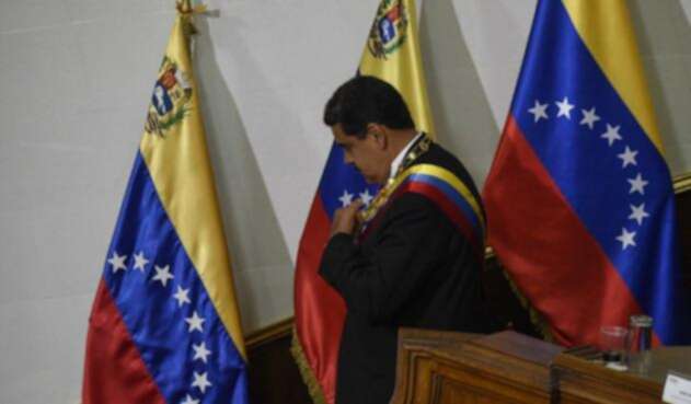 Nicolás Maduro, presidente de Venezuela, en Caracas tras asumir su segundo mandato Nicolás Maduro, presidente de Venezuela, en Caracas tras asumir su segundo mandato