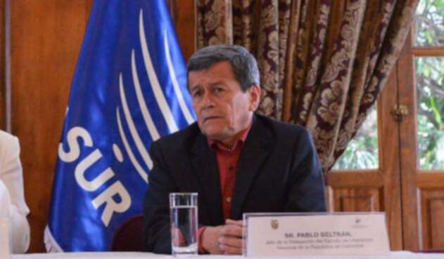 El jefe negociador del ELN, Pablo Beltrán El jefe negociador del ELN, Pablo Beltrán