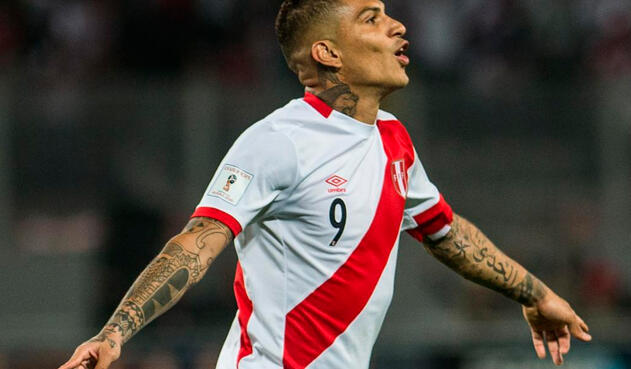 Paolo Guerrero, delantero de la Selección de Perú Paolo Guerrero, delantero de la Selección de Perú