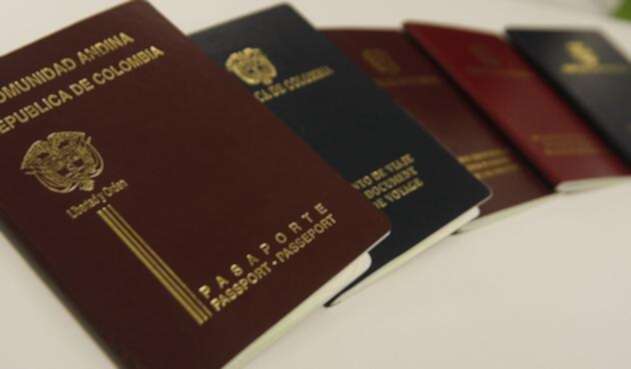 Pasaportes colombianos / Colprensa Pasaportes colombianos / Colprensa