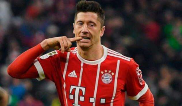 Robert Lewandowski con el Bayern Robert Lewandowski con el Bayern