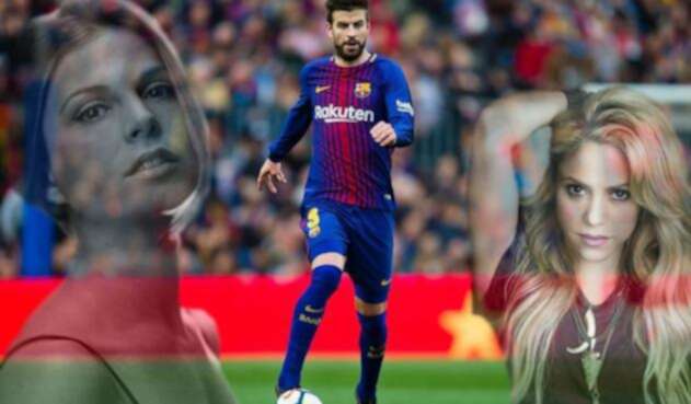 Shakira, Piqué y Núria Shakira, Piqué y Núria