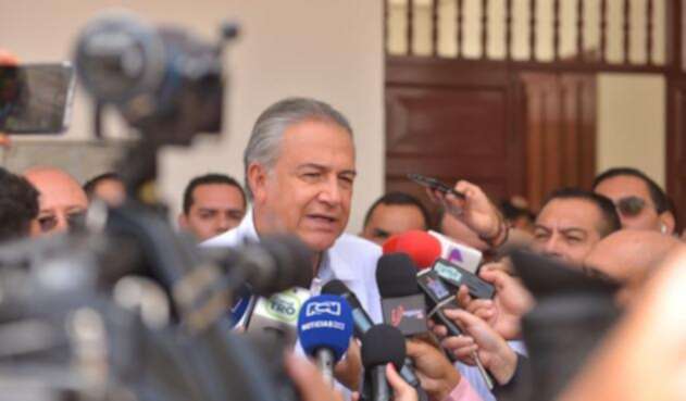 Óscar Naranjo ante la prensa Óscar Naranjo ante la prensa