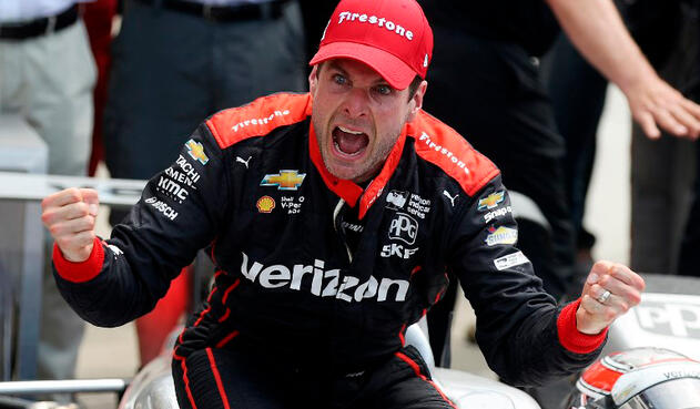 Will Power, piloto australiano, tras ganar en las 500 Millas de Indianápolis Will Power, piloto australiano, tras ganar en las 500 Millas de Indianápolis