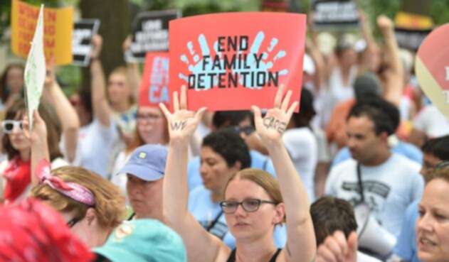 Protestas contra la separación de familias en EE.UU.