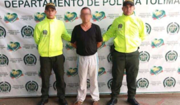 La captura tuvo lugar en el departamento del Tolima La captura tuvo lugar en el departamento del Tolima