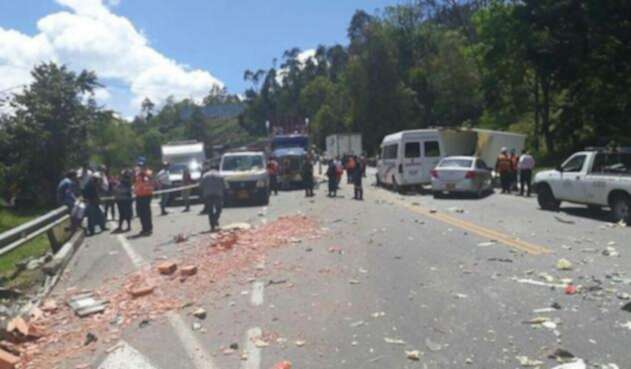 Accidente en carretera Accidente en carretera