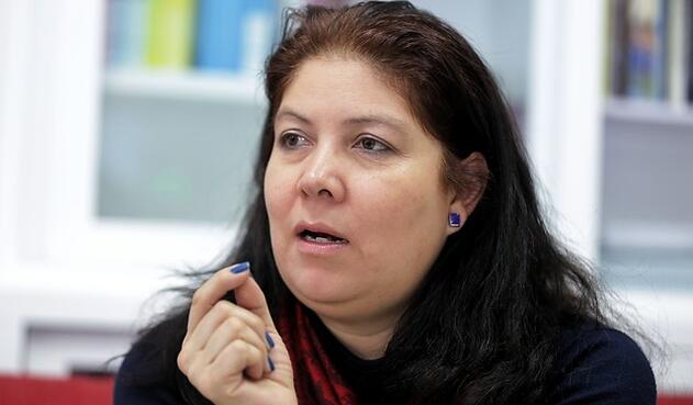 Alejandra Barrios, directora de la Misión de Observación Electoral, en Bogotá