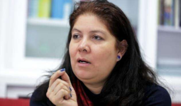 Alejandra Barrios, directora de la Misión de Observación Electoral, en Bogotá