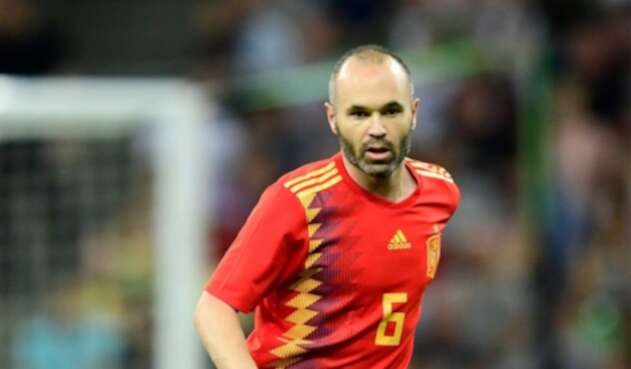 Andrés Iniesta, jugador de la selección española