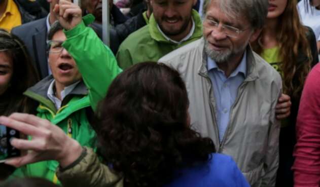 Claudia López y Antanas Mockus
