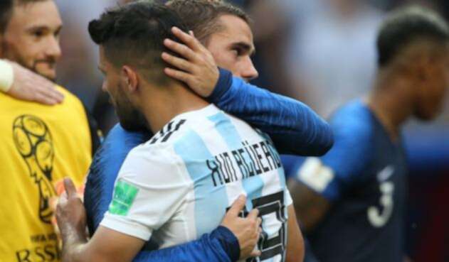 Antoine Griezmann y Sergio Agüero