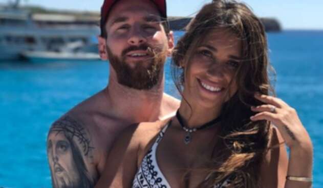 Antonella y Messi